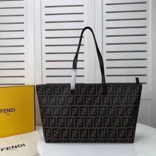 FENDI Vászon Shopper táska F8008 barna