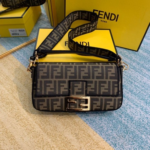 FENDI szövettáska 8BR601 barna