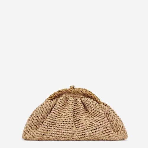 FENDI raffia táska F7641 Bézs
