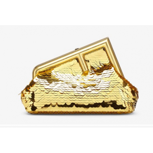 Fendi First Kis flitteres táska 8BP129 arany