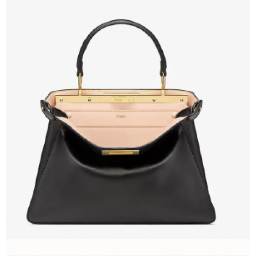 Fendi PEEKABOO ISEEU KÖZEPES BŐR TÁSKA 70193 Fekete