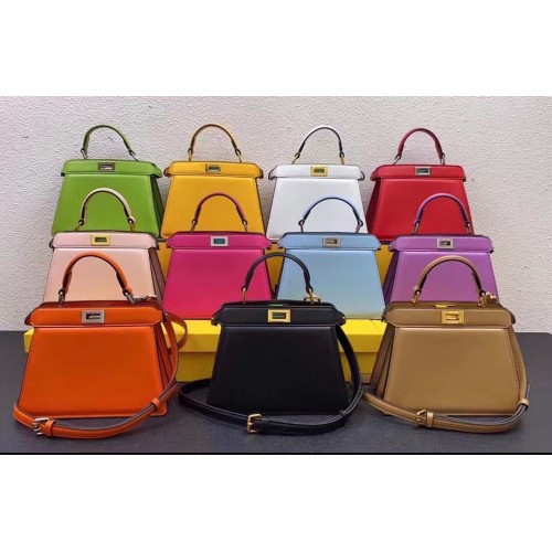 Fendi Peekaboo ISeeU mini bőr táska 8BR3118
