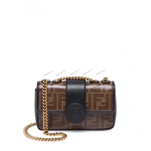 Fendi LÁNCOS PÉNZTÁRCA 8HF836 fekete