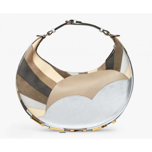 Fendi graphy Kis Bőr Táska Többszínű Berakással 8BR798A