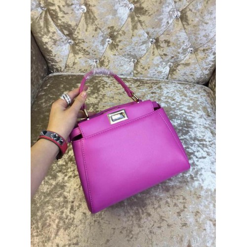 Fendi mini Peekaboo Táska Borjúbőr 30320 Lila