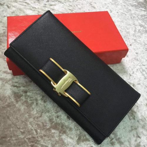 Ferragamo Continental borjúbőr pénztárca SF30200 fekete