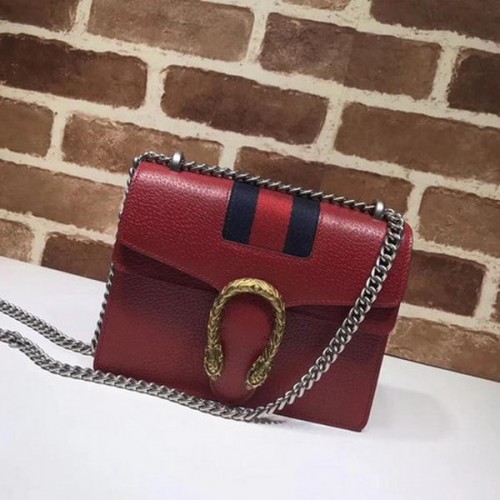 Gucci Dionüszosz Licsi Mintás Mini Válltáska 421970 Piros