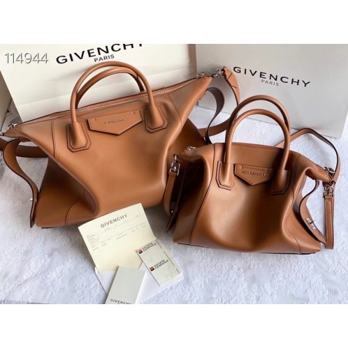 GIVENCHY eredeti bőr válltáska 63188 barna