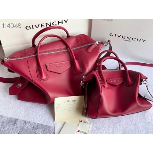 GIVENCHY eredeti bőr válltáska 63188 piros