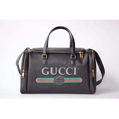 GUCCI GG Soho bőr Supreme utazótáska 547837 fekete