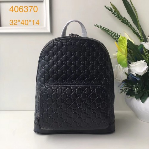 GUCCI GG Soho bőr hátizsák 406370 Fekete