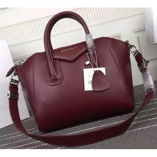 Givenchy Antigona Táska Borjúbőr G66552 Burgundia