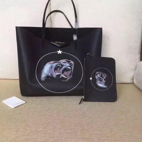 Givenchy Nyomtatott Nagy Bevásárlótáska G6598D Fekete