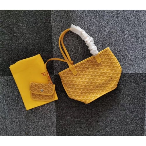 Goyard borjúbőr mini táska 6782 sárga