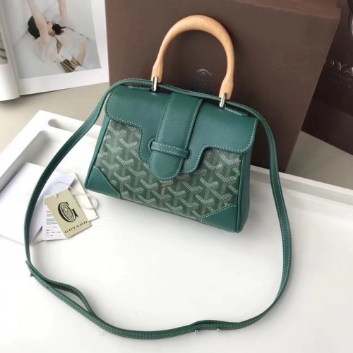 Goyard borjúbőr mini táska 9955 zöld