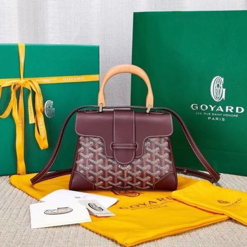 Goyard borjúbőr saigon mini táska 9955 bordó