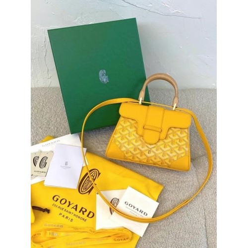 Goyard borjúbőr saigon mini táska 9955 sárga