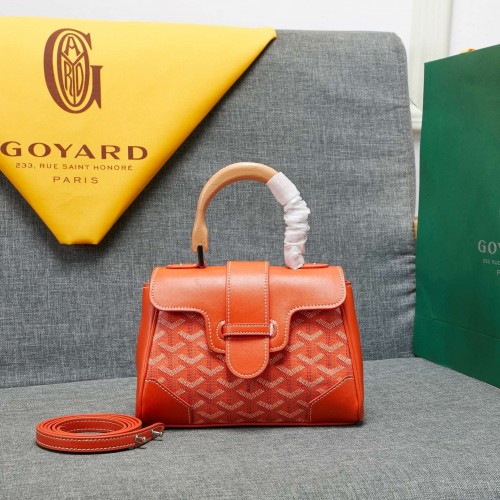 Goyard Y Doodling borjúbőr táska 99588 narancssárga