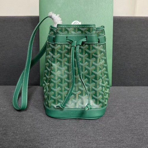 Goyard petit flot zsinóros táska G6959 zöld