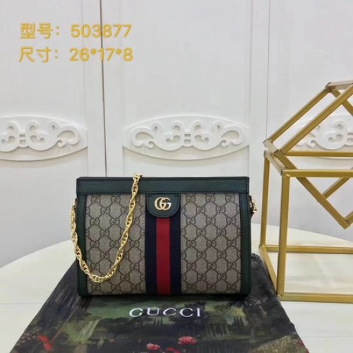 Gucci Ophidia GG Kis Válltáska 503877 Zöld