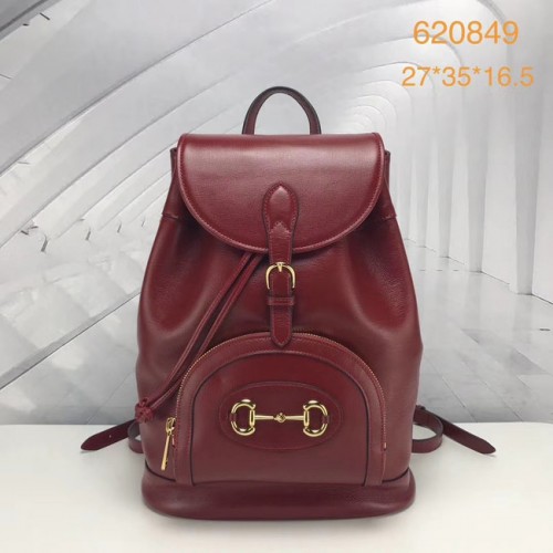 Gucci 1955 Horsebit hátizsák 620849 piros