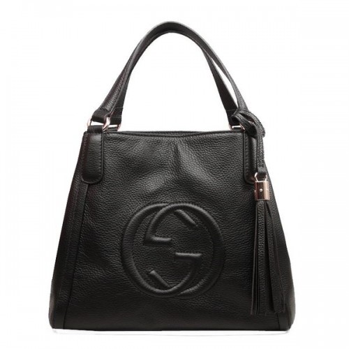 Gucci 336751 Fekete Soho Bőr Válltáska
