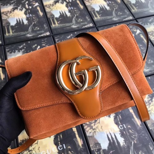 Gucci Arli kis válltáska 550129 barna velúr