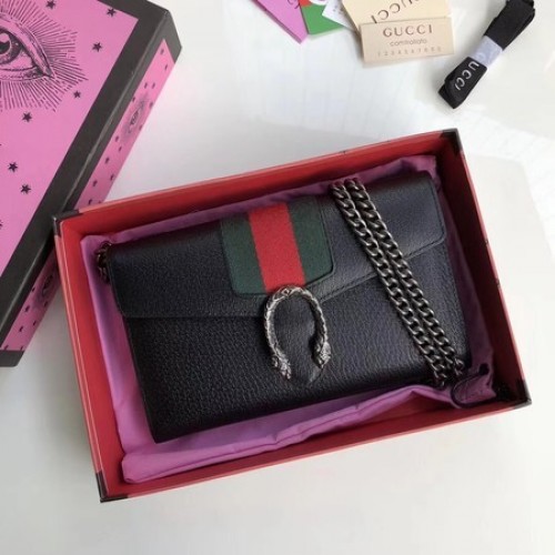 Gucci Borjúbőr Válltáska 481377 Fekete