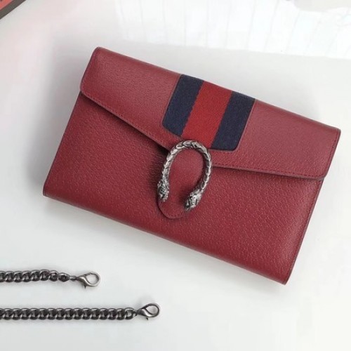 Gucci Borjúbőr Válltáska 481377 Piros