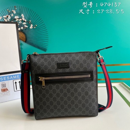 Gucci vászon Messenger táska 474137 fekete