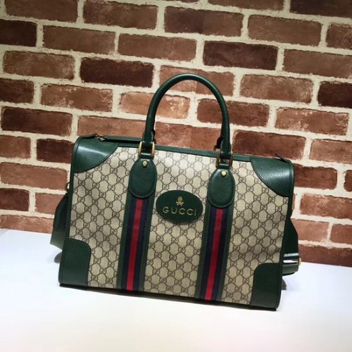Gucci Courrier puha GG Supreme sporttáska 459311 zöld