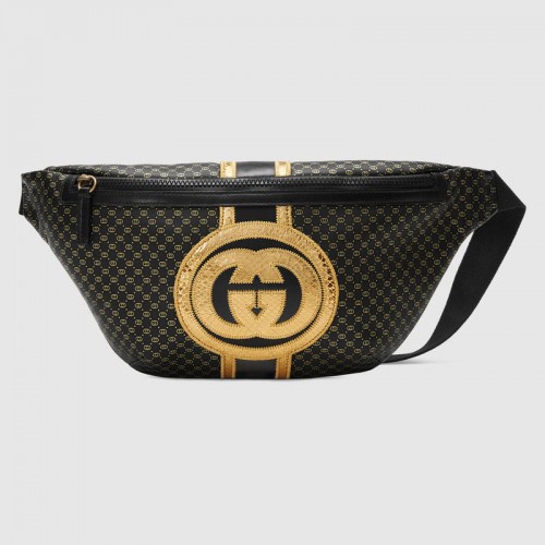 Gucci-Dapper Dan eredeti övtáska 536416 fekete