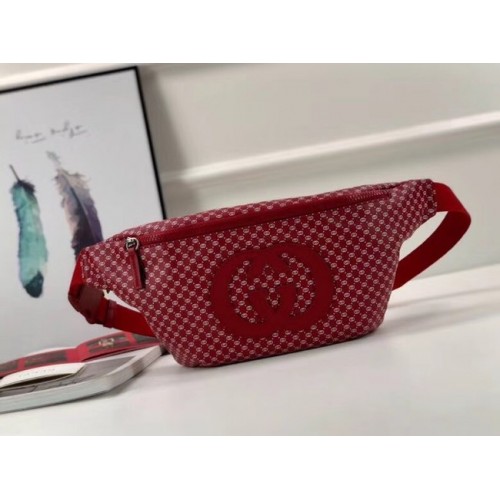 Gucci-Dapper Dan eredeti övtáska 536416 piros