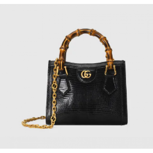 Gucci Diana gyík mini táska 675800 fekete