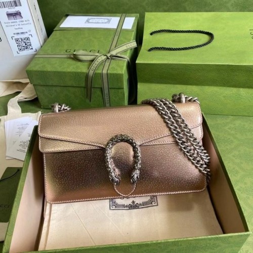 Gucci Dionysus Blooms Bőr Válltáska 499623 rozéarany