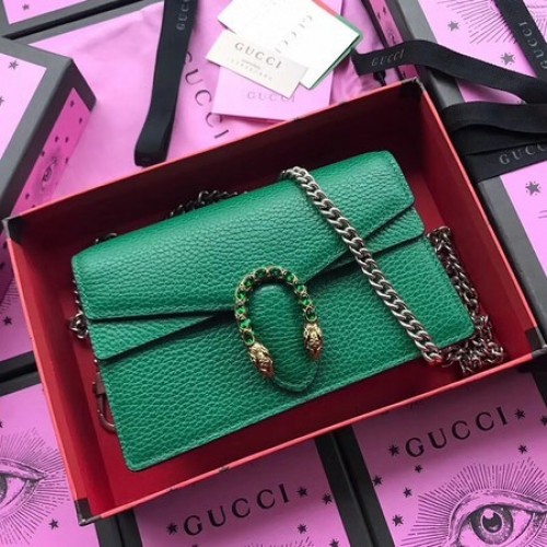 Gucci Dionüszosz Borjúbőr Válltáska 476430 Zöld