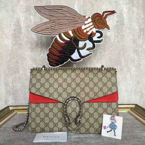 Gucci Dionysus GG Vászon Válltáska 403348 Piros