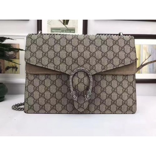 Gucci Dionysus GG Supreme Vászon Válltáska 403348 Khaki