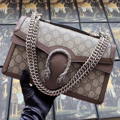Gucci Dionysus GG felső fogantyús táska 621512 Barna