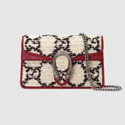 Gucci Dionysus Super Mini Válltáska 476432 fehér
