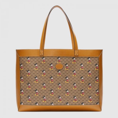 Gucci Disney x Gucci közepes méretű táska 547947 világosbarna