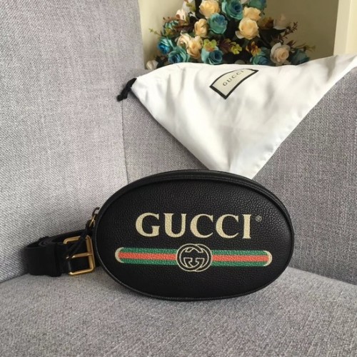 Gucci GG borjúbőr övtáska 476434 fekete