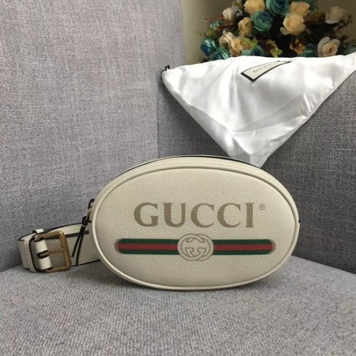 Gucci GG borjúbőr övtáska 476434 fehér