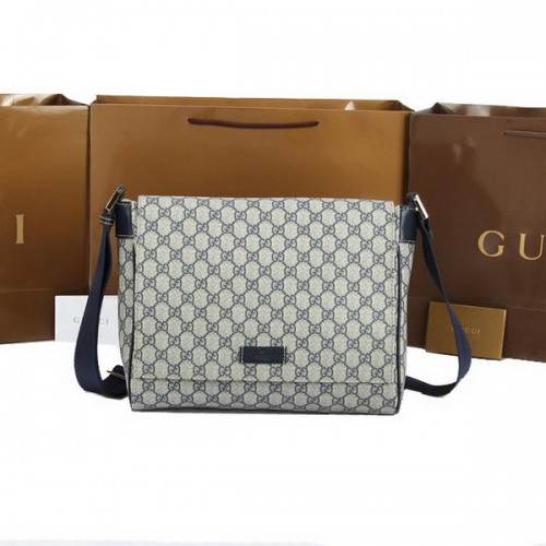Gucci GG Vászon Kis Messenger Táska 146236 Kék