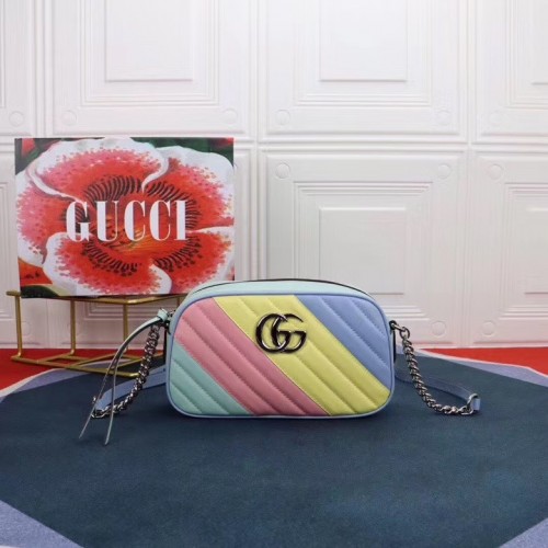 Gucci GG Marmont Matelasse Válltáska 447632 Sokszínű