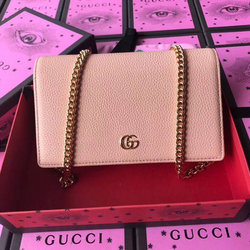 Gucci GG Marmont Eredeti Marhabőr Válltáska 497985 Nude