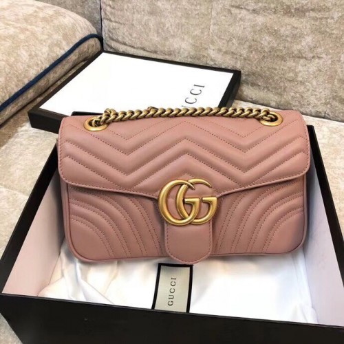 Gucci GG Marmont eredeti bőr matelasse válltáska 443497