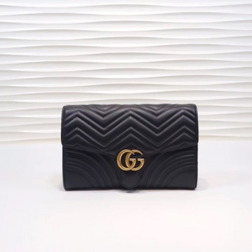 Gucci GG Marmont clutch 498079 fekete