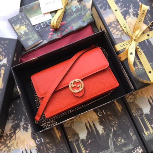 Gucci GG Marmont keresztpántos táska 510314 narancssárga