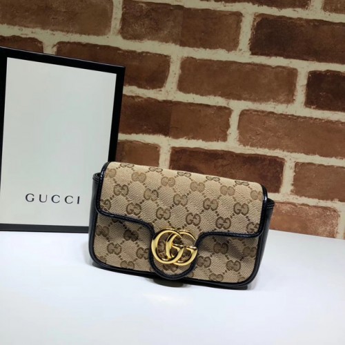 Gucci GG Marmont mini válltáska 574969 fekete